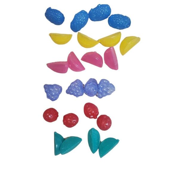 Plastic Summer Fruit Shaped Reusable Ice Cubes - Picture 2 of 2